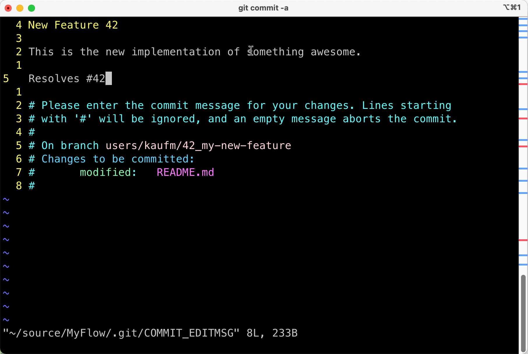 Github messages. Git commit. Useless git commit message. Git commit message format. Git/commit_EDITMSG[+] [Unix] (17:56 17/08/2022).